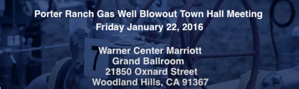 Porter Ranch Town Hall Meeting Jan. 22 2016