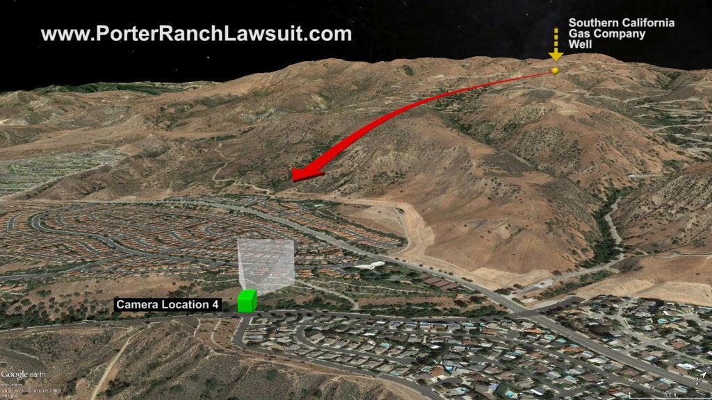 Porter Ranch Gas Leak Image Location 2 Map